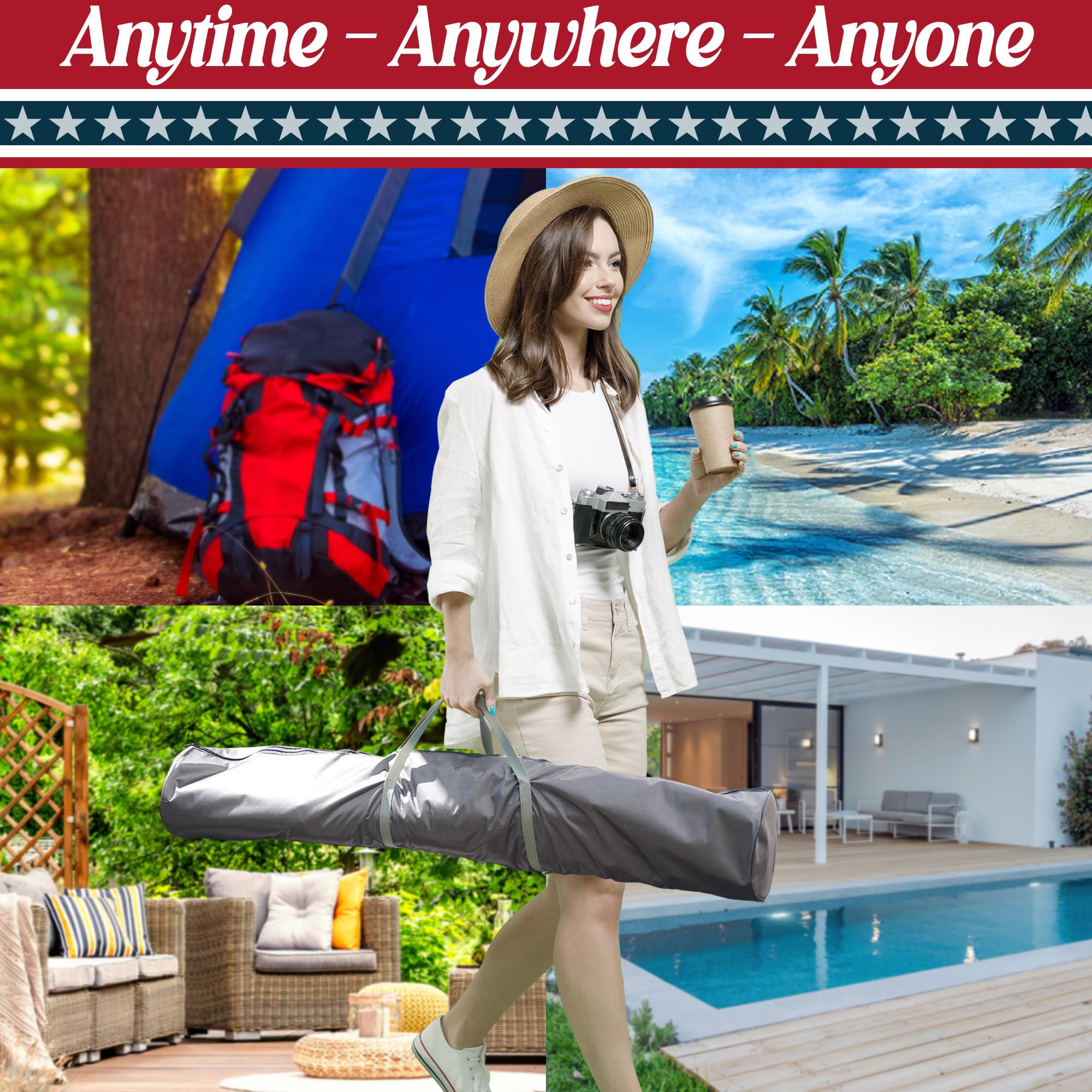 Tranquillo Uniki indoor outdoor use supports versatile relaxation settings.