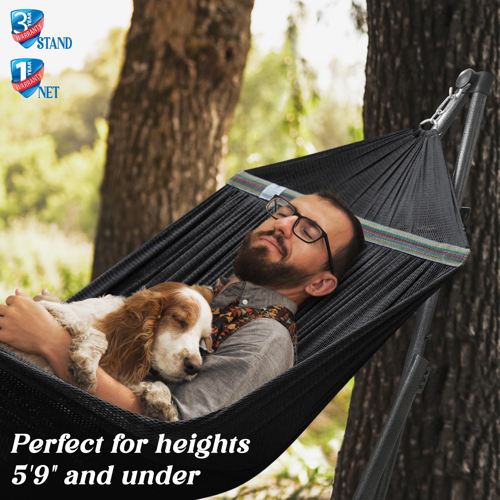 Tranquillo Uniki noiseless rocking bearings ensure smooth, quiet motion.