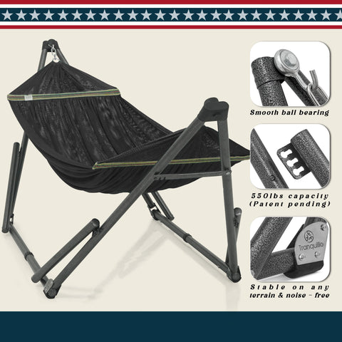 Tranquillo Uniki portable design makes it easy to move between spaces.