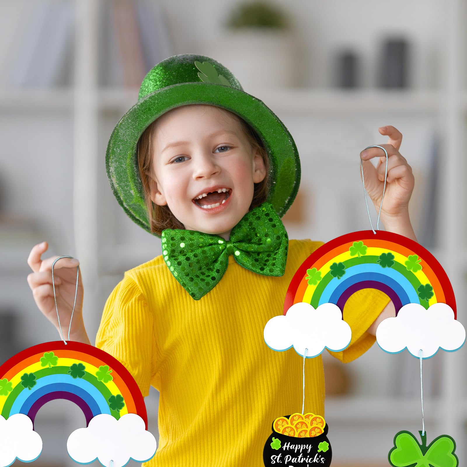 Tranqun cauldron and coins add playful highlights to garlands and displays.