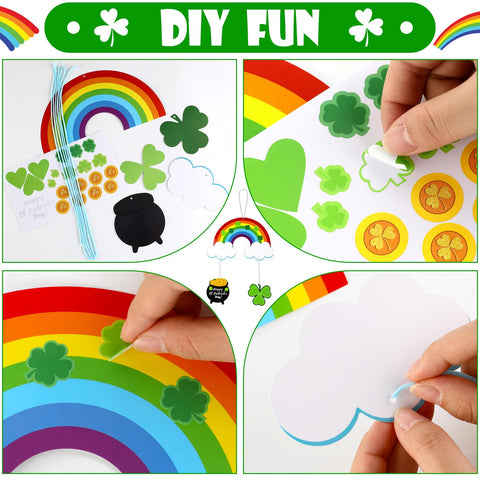 Tranqun rainbow motif kit invites easy classroom projects and festive decorations.