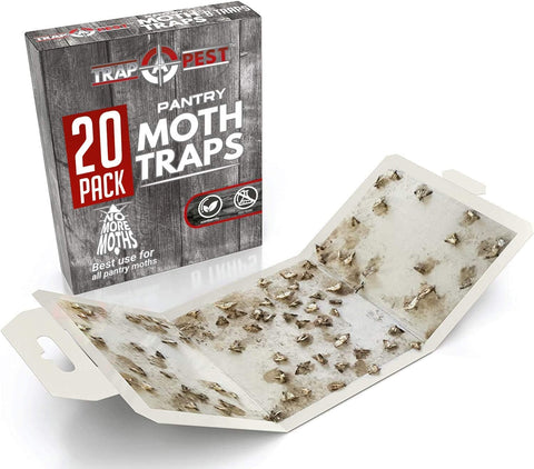 TRAP A PEST glue trap sheet being peeled for quick setup.
