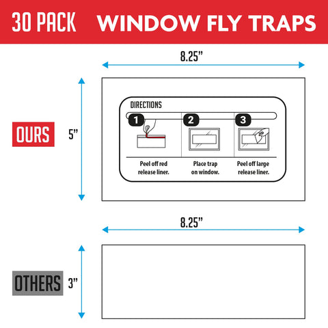 TRAP A PEST full-trap after catching flies, signaling replacement needs