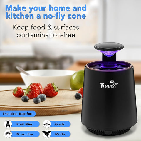 Trapex Indoor Fly Trap bottom tray for easy cleanup and disposal.
