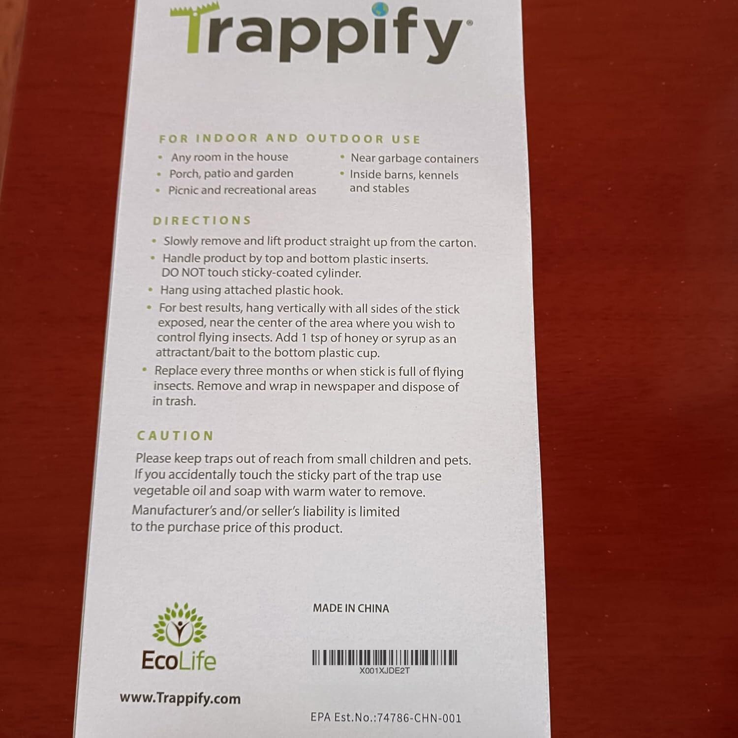 Trappify bendable hook wire enables quick hanging setup