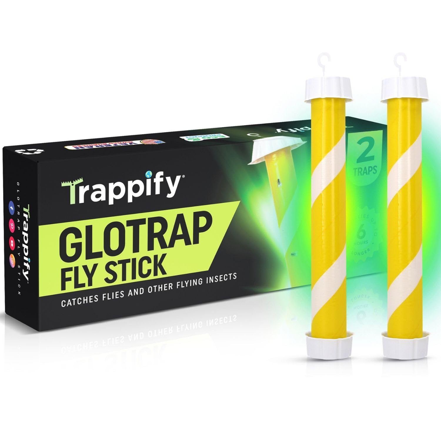 Trappify compact fly trap ideal for bars and patios