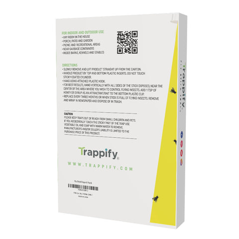 Trappify disposable sticky trap is easy to deploy near bug hotspots.