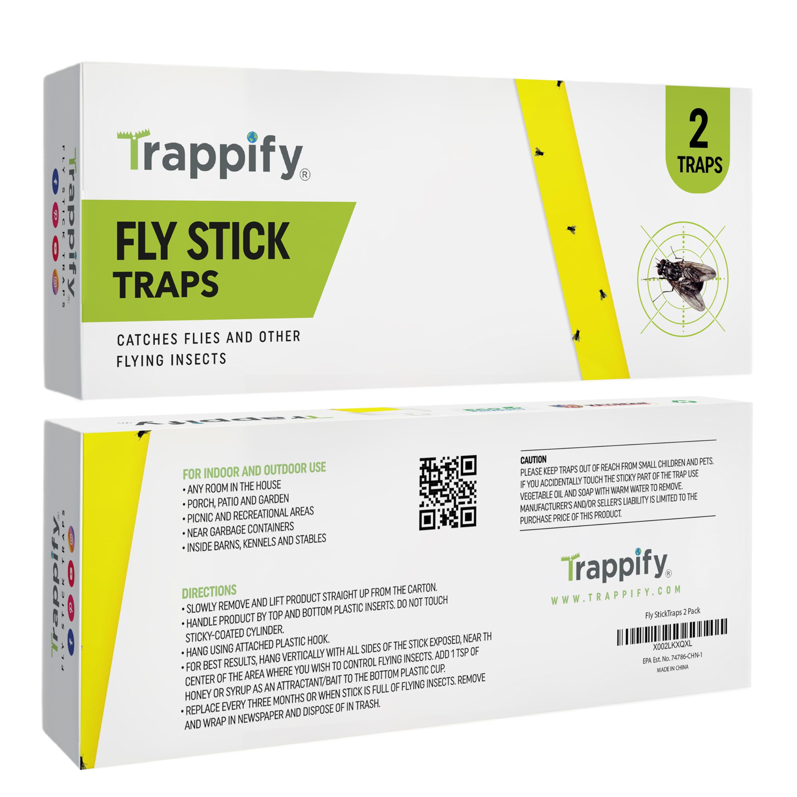 Trappify two-pack kit provides ongoing indoor and outdoor pest control.