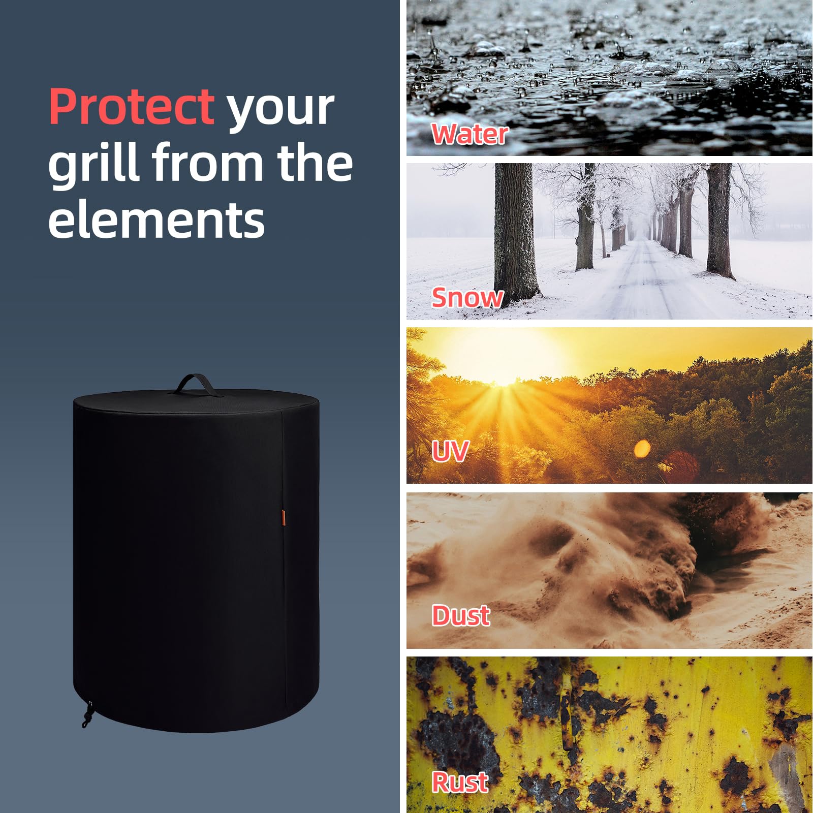 TRAVELIT Ninja Fireside360 UV protection preserves color and fabric integrity.