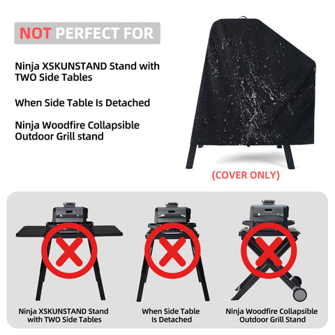 TRAVELIT Ninja OO101 pizza oven cover shields weather and dust.