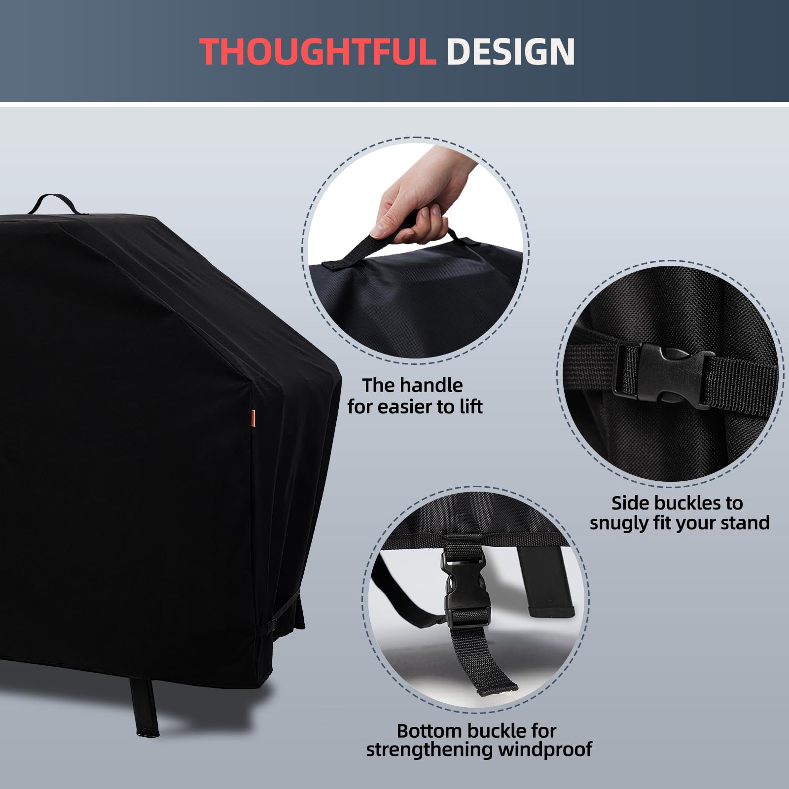TRAVELIT Ninja Woodfire cover sealing tape boosts waterproof performance.