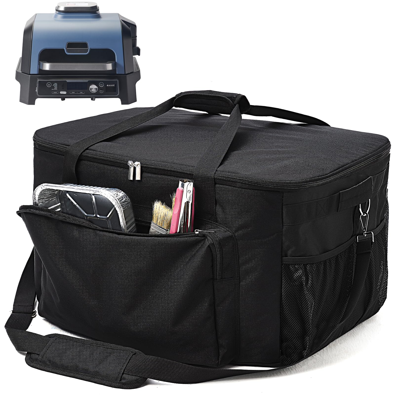 TRAVELIT Ninja Woodfire Pro XL carry bag front view, designed for easy transport.