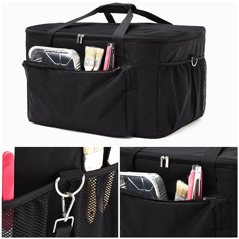 TRAVELIT Ninja Woodfire Pro XL carry bag in use during camping or family barbecue.