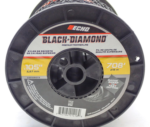 Traverse Creek Echo Black Diamond 0.105 spool—durable line for clean, efficient cuts.