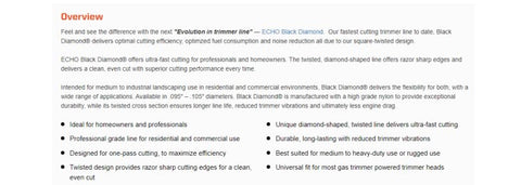 Traverse Creek Echo Black Diamond low vibration design minimizes fatigue during use.