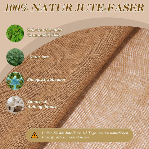 TravLand burlap table runners enhance farmhouse wedding table settings.