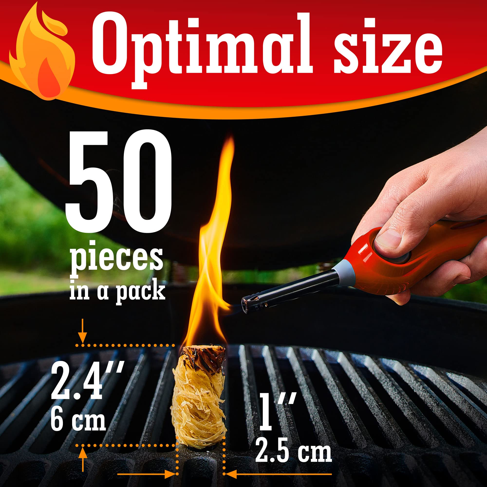 Trazon fire-starter-cubes for fast grill ignition