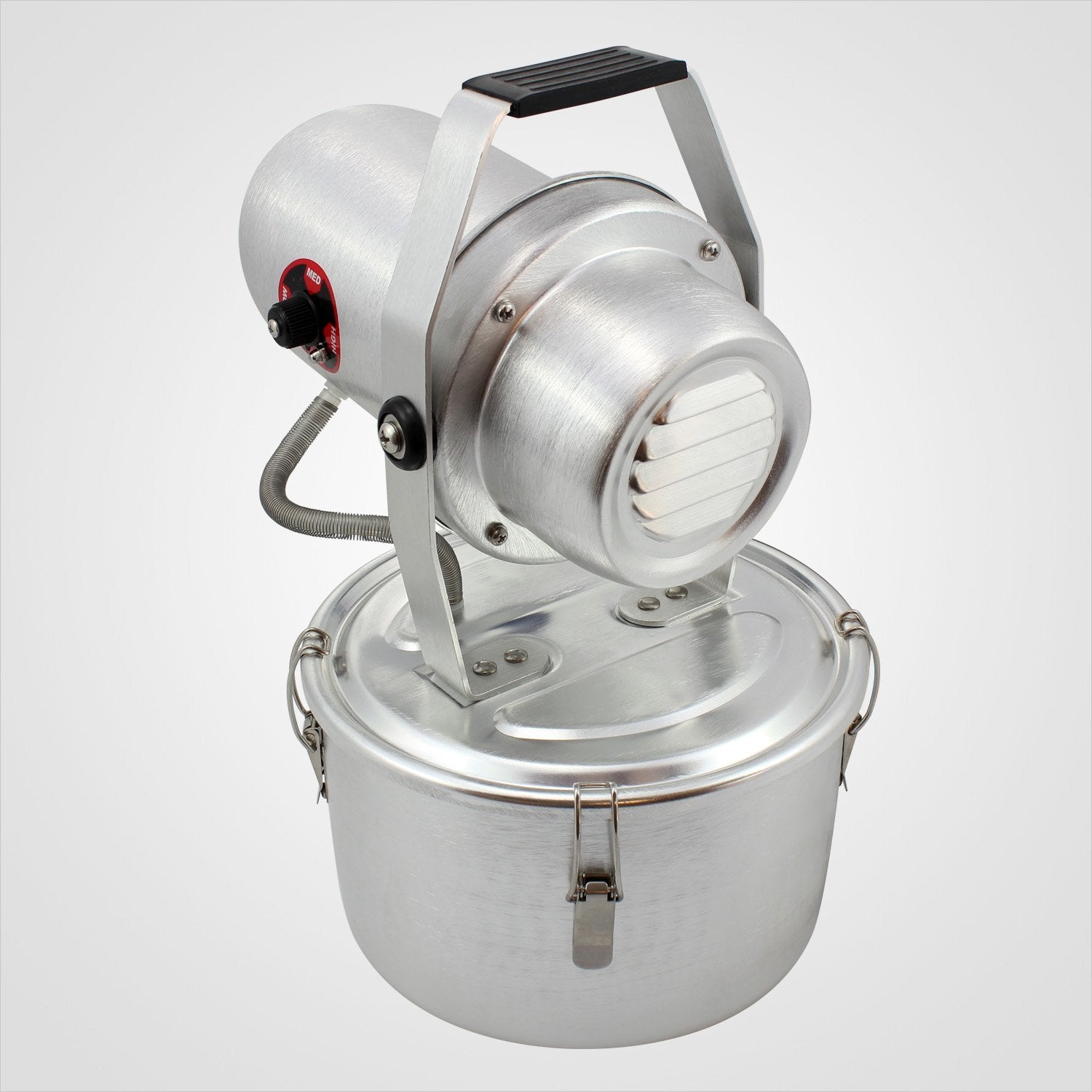 Treasure Hunter Silver Bullet triple jet fogger in action with misting capability