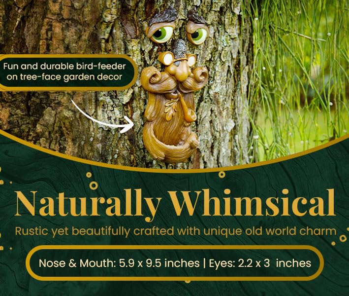 Tree Poetry Old Man Tree Art Brown decor brightens indoor and outdoor spaces.