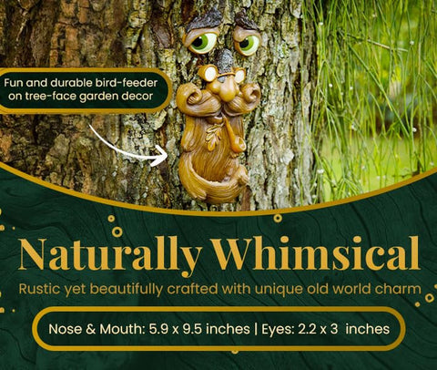 Tree Poetry Old Man Tree Art Brown decor brightens indoor and outdoor spaces.