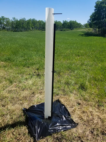 Close-up of razor-line perforation on Tree Pro Tree Tube Shelter