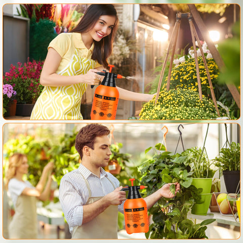 Treehac orange sprayer offers high visibility and easy identification.