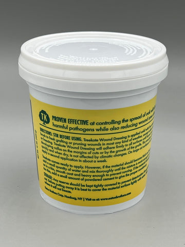 USA-made Treekote label indicating local manufacturing quality