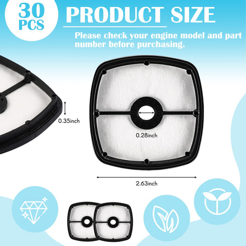 Treela air filter close-up shows durable plastic construction for replacements.