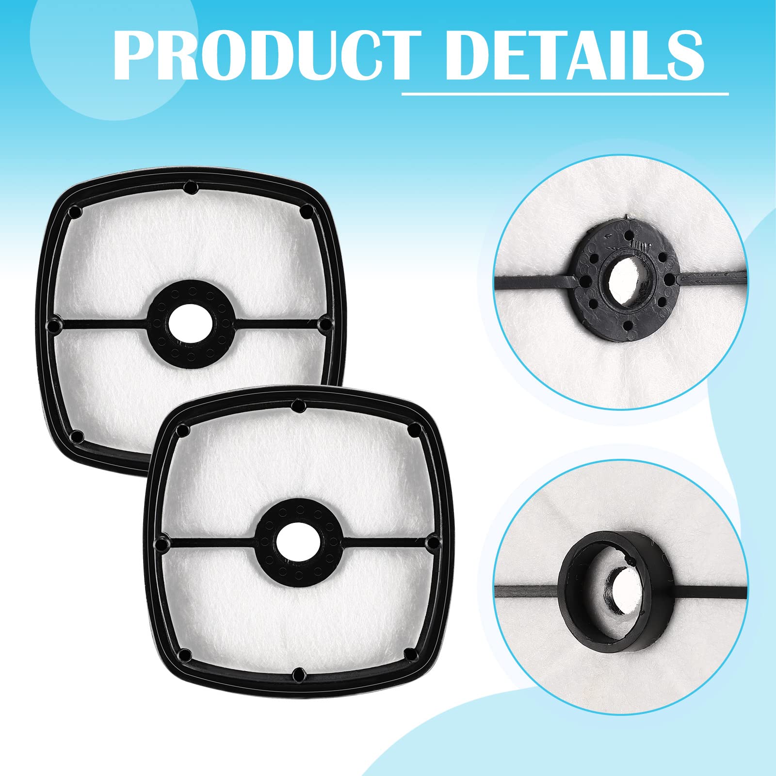 Treela replacement filter for Echo, compact size fits multiple models.