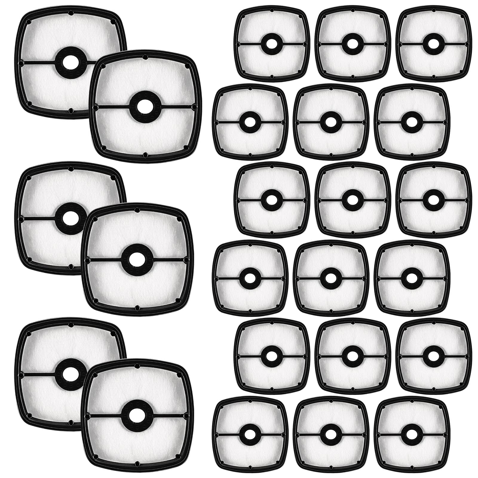 Treela 30pc air filter pack for Echo SRM210/SRM225, improves airflow.