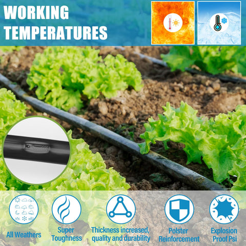Treela injection-molded drippers minimize clogs for steady water distribution
