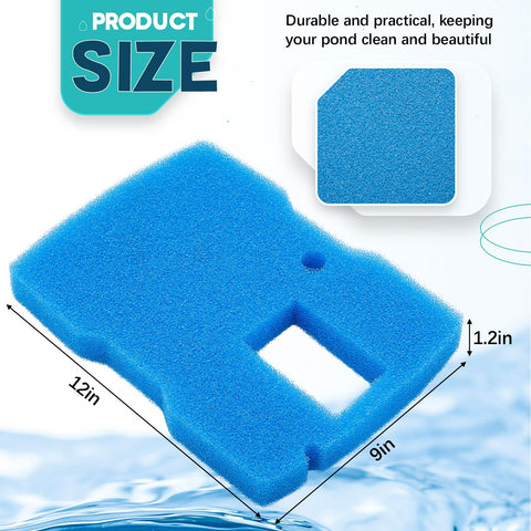 Treela replacement pond filter pad set of two for continuous filtration.