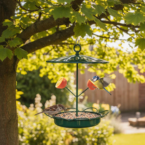 TREELYWOOD hanging bird feeder easy installation for quick setup.