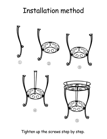 TREEZITEK assembly kit with screws and wrench included