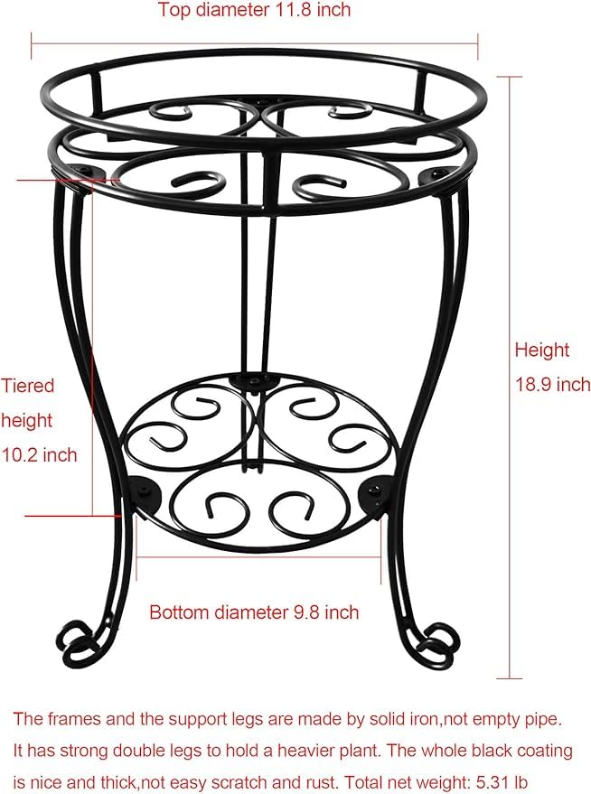 TREEZITEK triple-leg support provides stable plant display