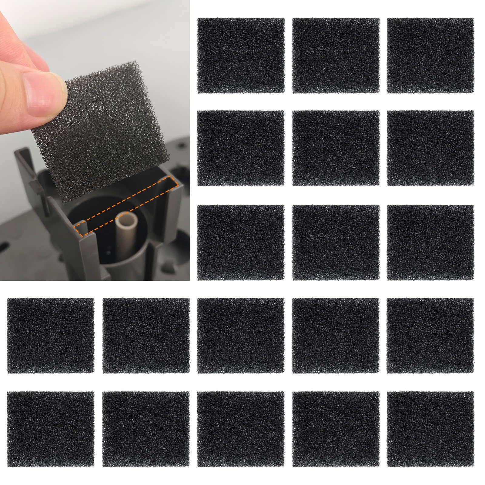 TRENBIEN Aerogarden foam filter sponge maintains clean water for healthier roots.