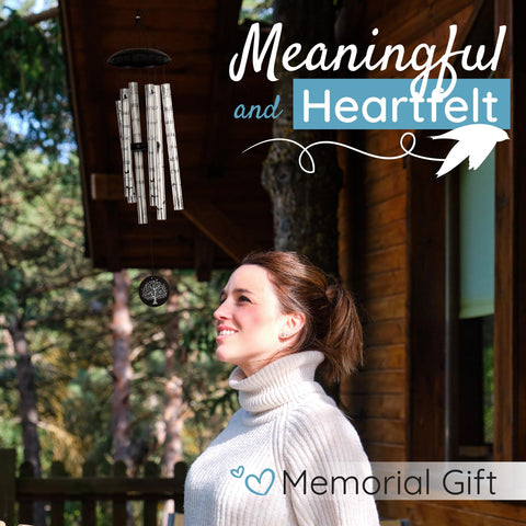Trend Jockey Wind Chime gift packaging presents a thoughtful memorial or housewarming gift