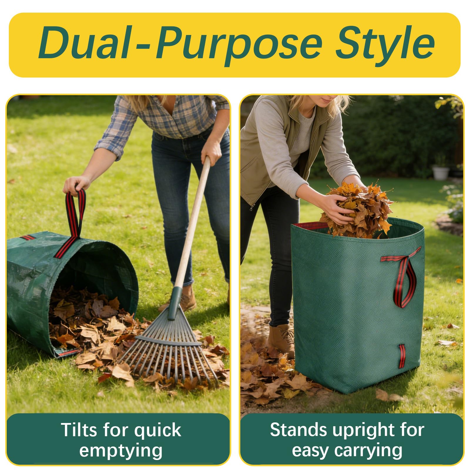 Trendara versatile yard bag storing outdoor toys or camping gear.