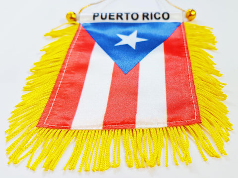 TrendPow Puerto Rico flag showing double-sided print for visibility.