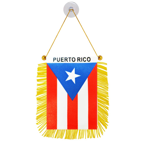 TrendPow Puerto Rico flag two-pack for multiple display spots.