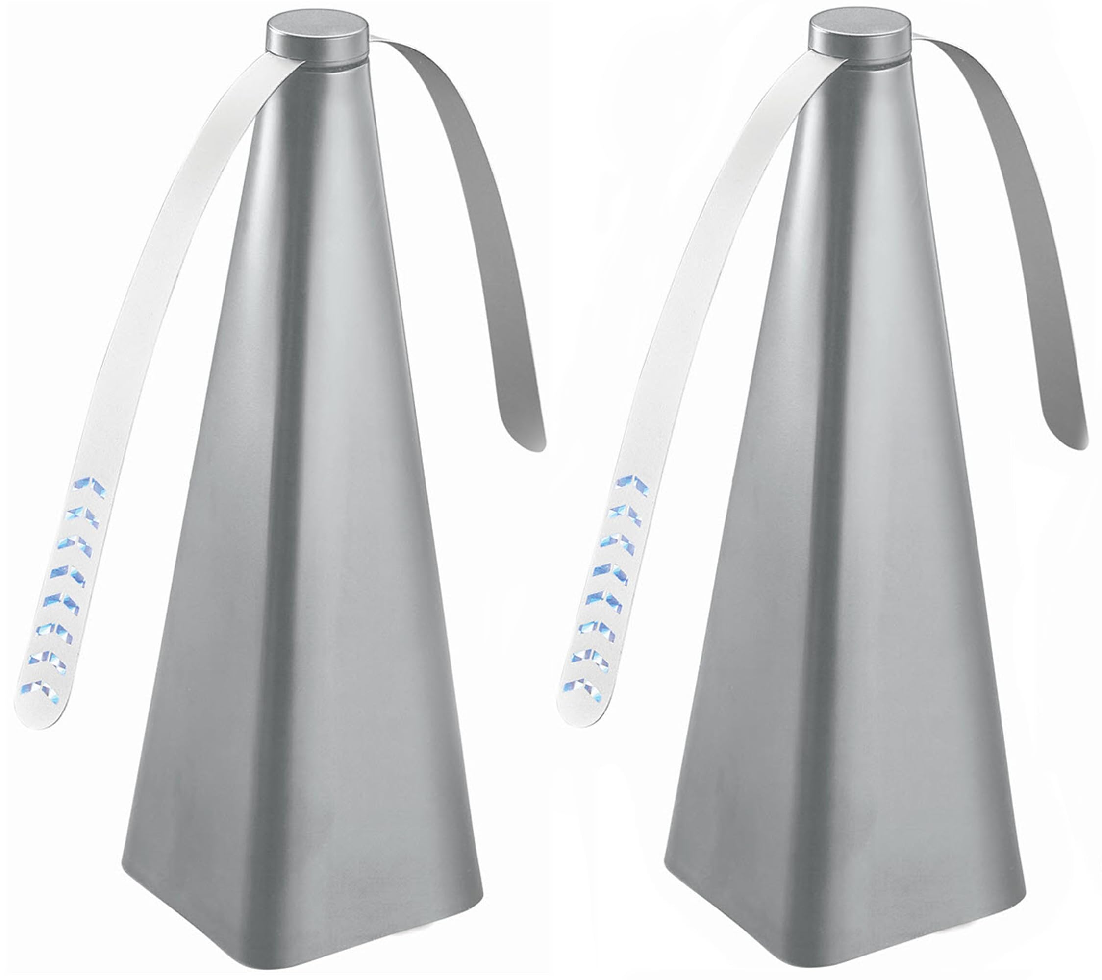 Treva Bug Fan with holographic blades deters outdoor insects for peaceful meals
