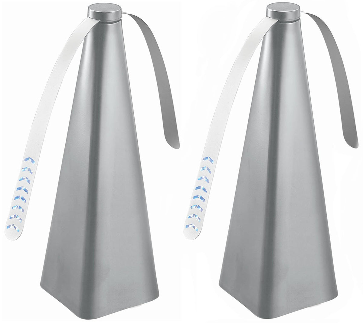 Treva Bug Fan with holographic blades deters outdoor insects for peaceful meals