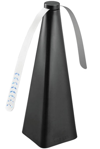Treva bug fan with holographic blades deters outdoor insects