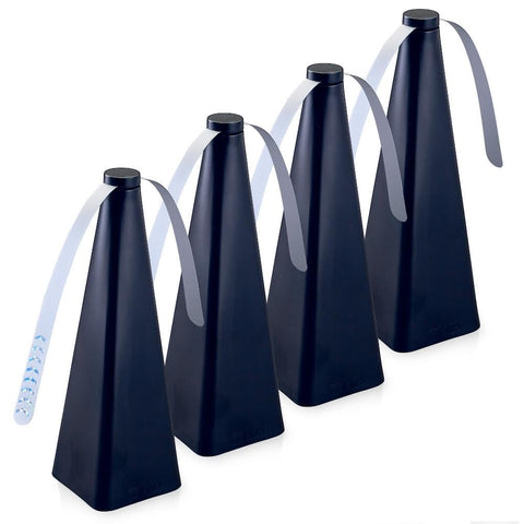 Treva bug fan with holographic blades keeps outdoor spaces insect-free during picnics.