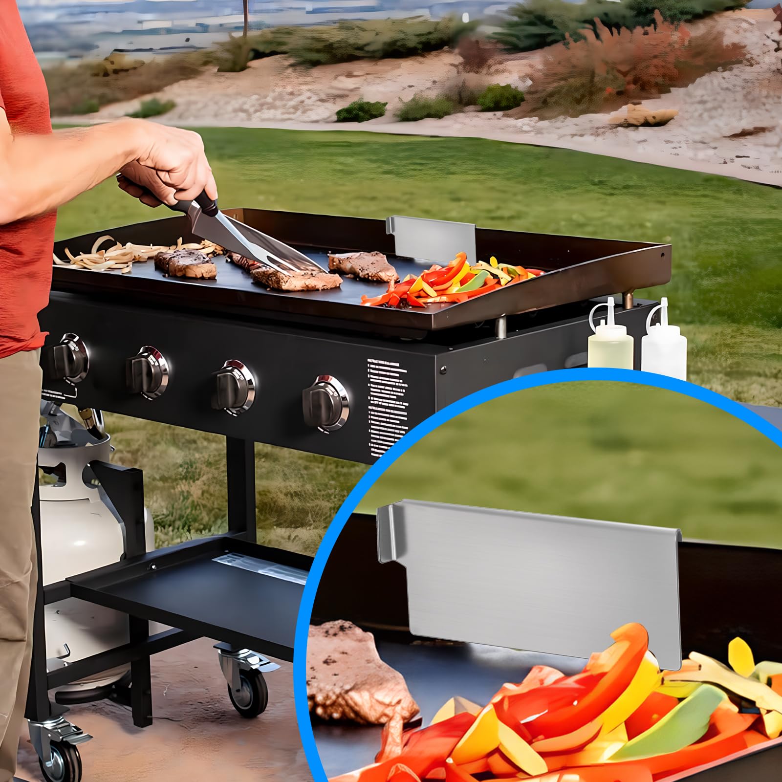 Trhretn compatible with Blackstone Camp Chef and Royal Gourmet grills