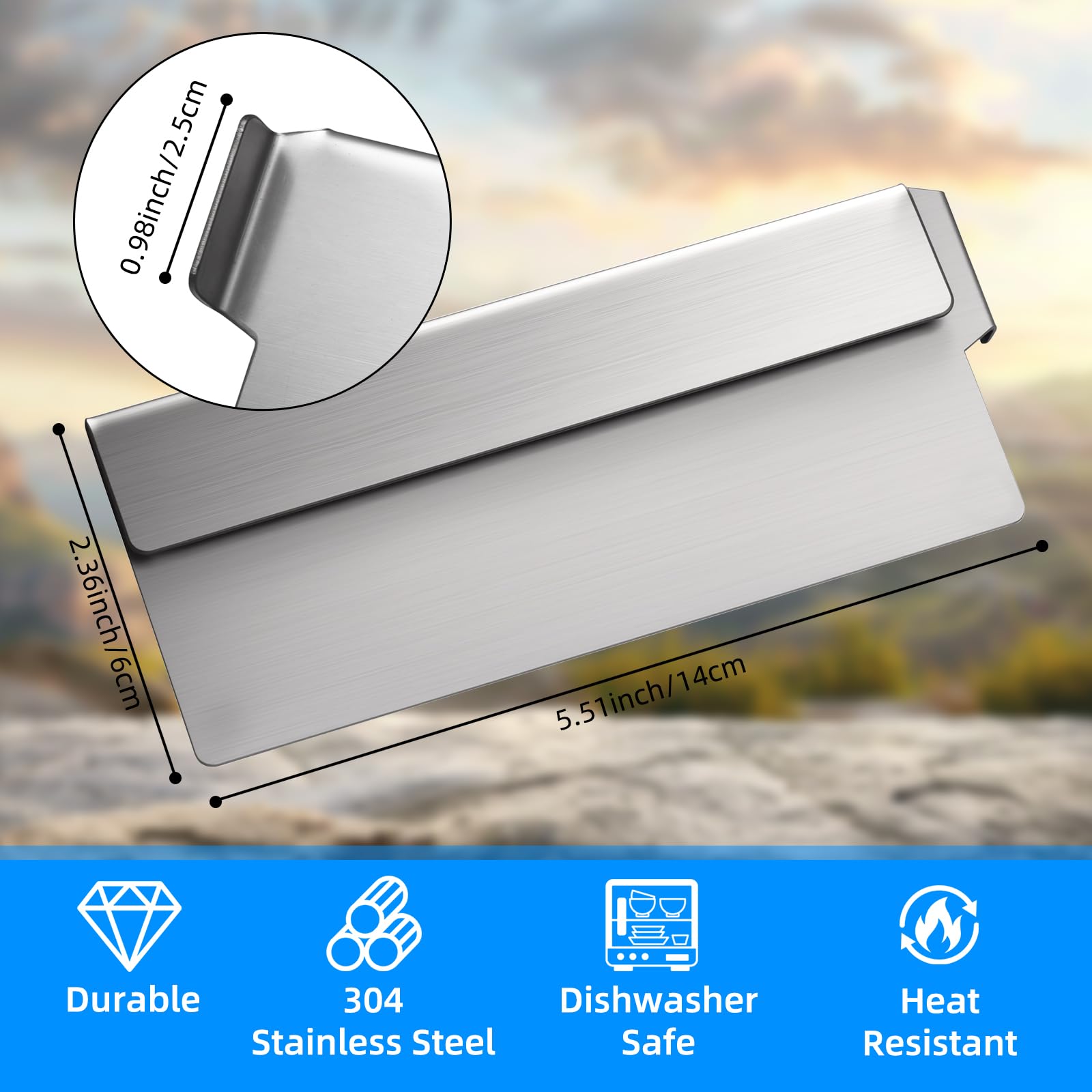 Trhretn side-mount design enables easy positioning along the grill