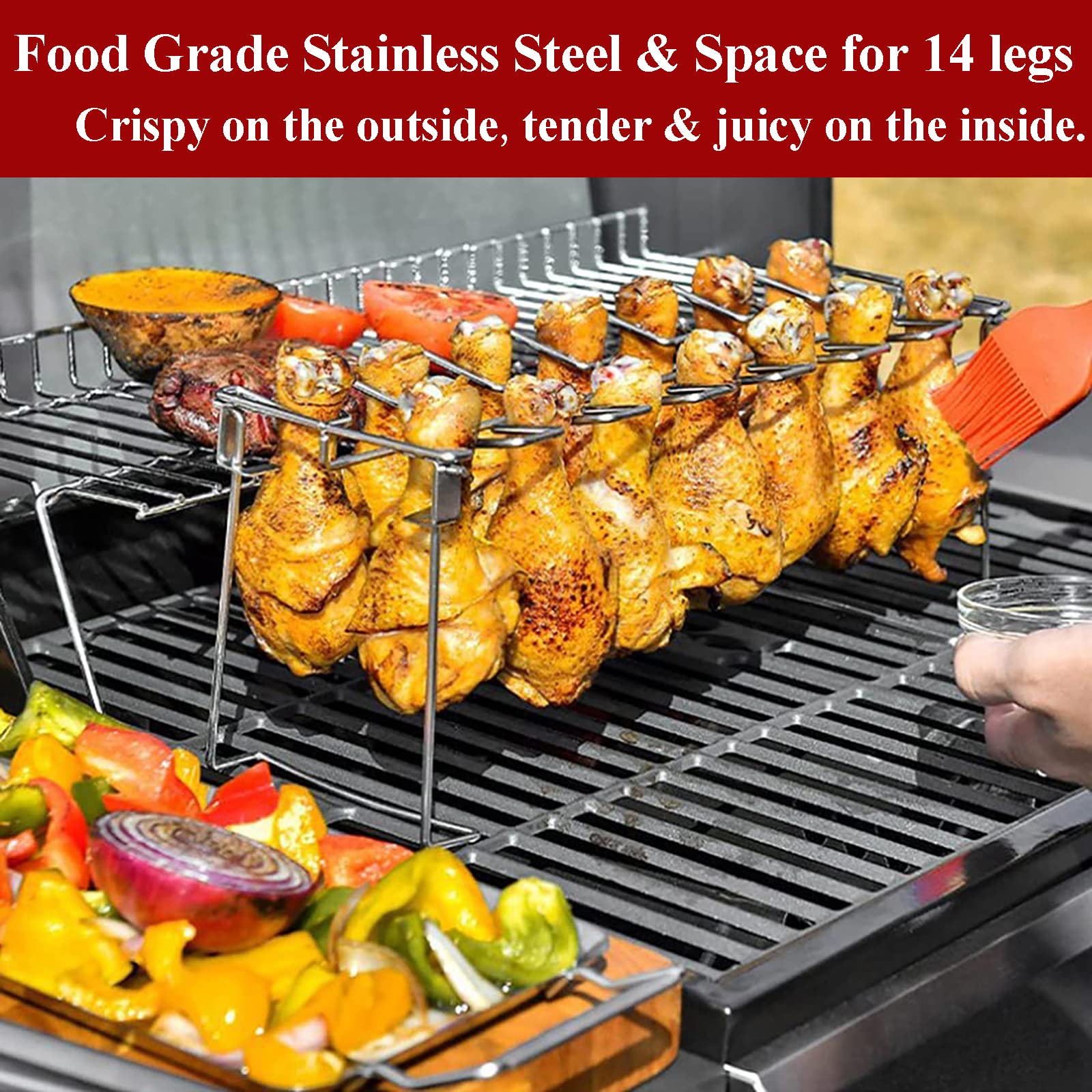 Triceratops stainless steel grill rack durable and rust resistant