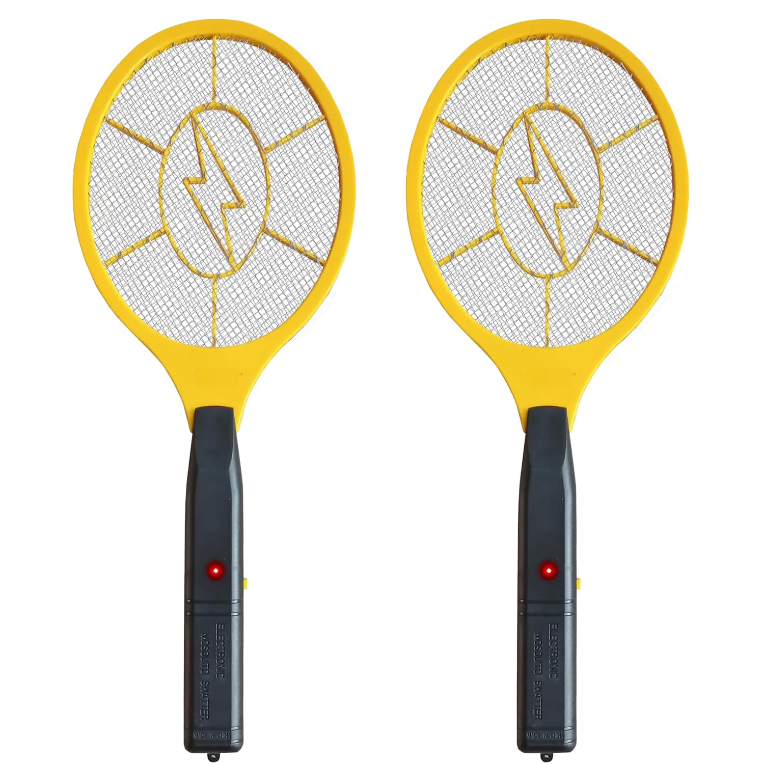 TRIDOK two-pack electric fly swatter ready for outdoor insect control