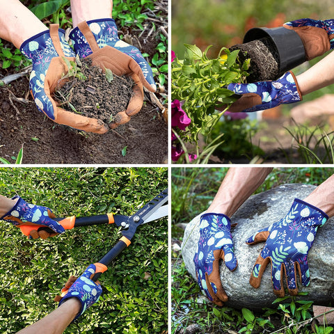 Trifabricy garden gloves ergonomic design supports natural grip and flexibility.