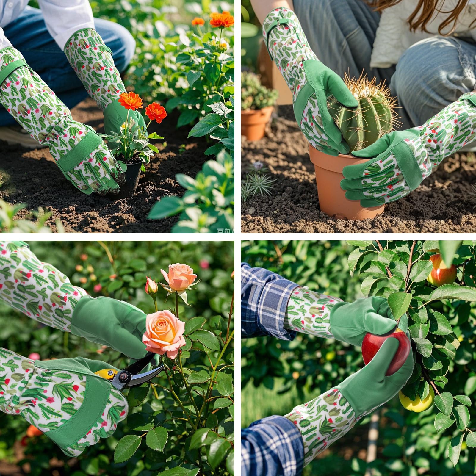 Trifabricy gloves remain comfortable in damp soil and wet tasks